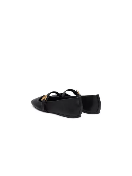 Balerinos Calvin Klein Squared Ballerina Mj Lth Mg Hdw juoda