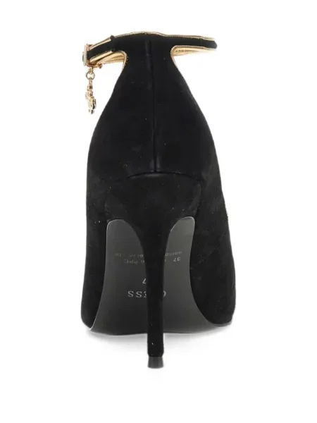 Полуотворени обувки Guess черно