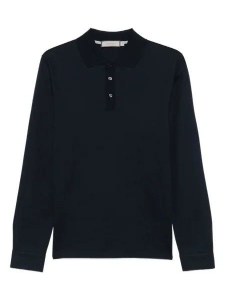 Tricou polo Canali albastru