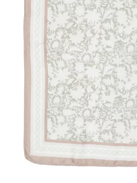 Fular Marc O'polo cu model floral cu imagine verde