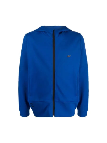 Bluza z kapturem Tommy Hilfiger z kapturem z logo niebieska