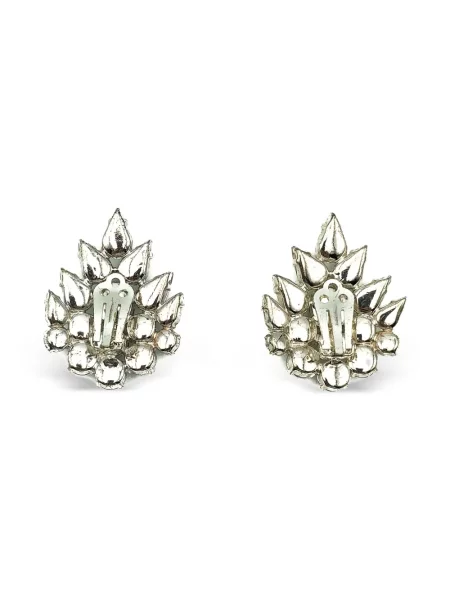 Cercei Jennifer Gibson Jewellery de cristal argintiu