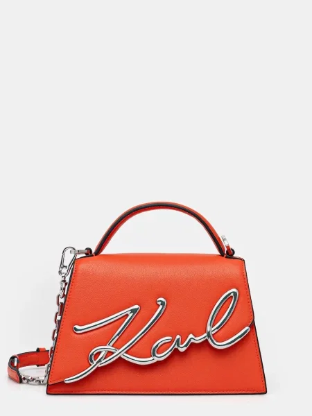 Чанта Karl Lagerfeld K/SIGNATURE оранжево