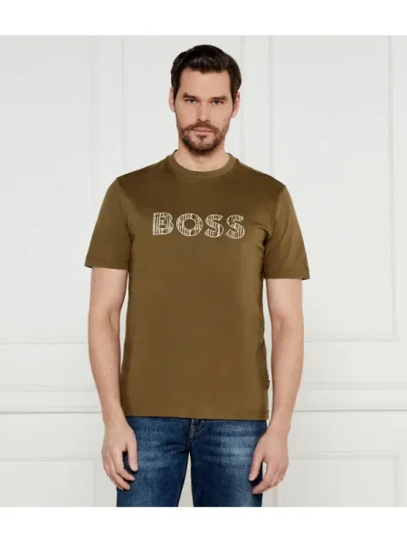 BOSS ORANGE Tricou Te_logotexture portocaliu
