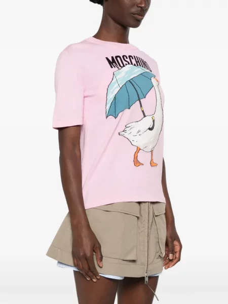Scurt top Moschino roz