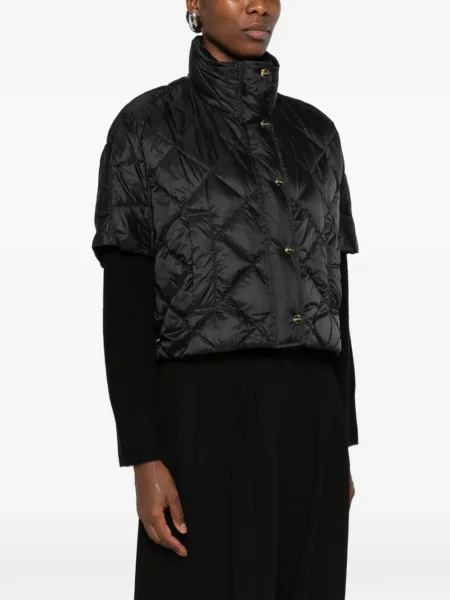 Matlasat geacă Max Mara negru