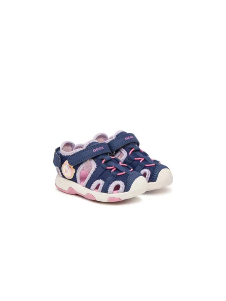Szandál Geox B Sandal Multy Girl M Sötétkék