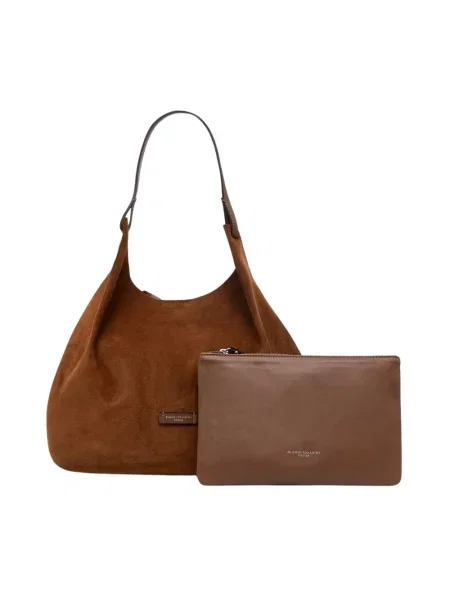 Shopperka Gianni Chiarini skórzana brązowa