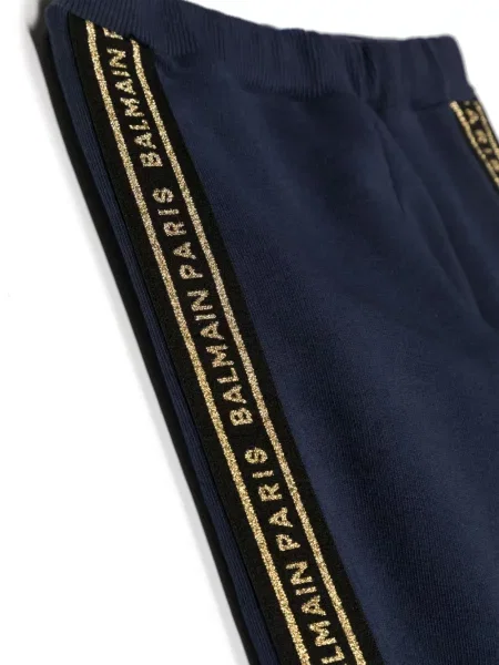 Spodnie dziecięce Balmain niebieskie