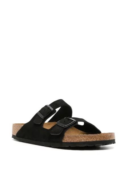 Zomšinės sandalai Birkenstock juoda
