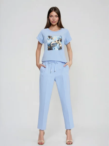 Pantaloni Marisse albastru