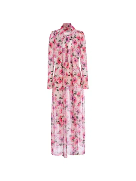 Rochie Cuanna cu funde cu model floral