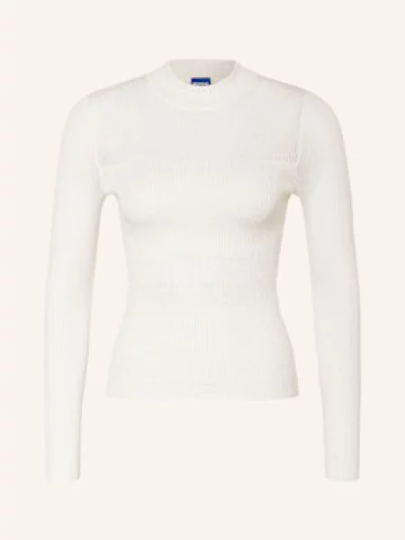 Hugo Blue Sweter Slumy beige beżowy