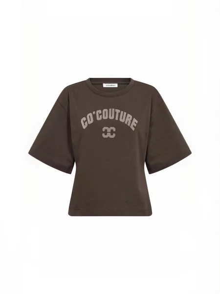 Co'couture Top ZengaCC închis maro