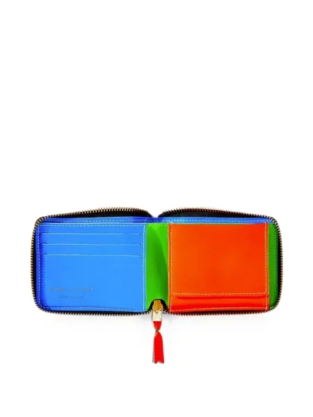 Portofel Comme Des Garçons Wallet din piele verde