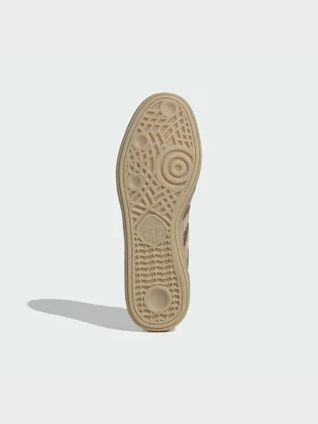 Кожаные кеды Adidas коричневые