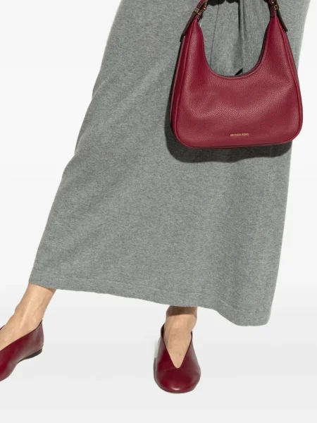 Portofel Michael Michael Kors cu imprimeu geometric roșu