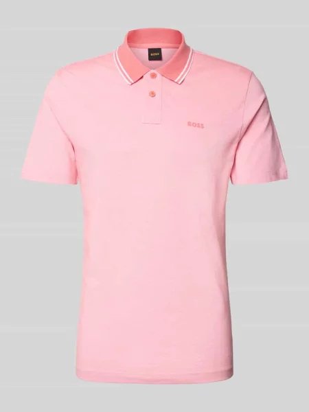 Koszulka polo o kroju relaxed fit z czystej bawełny model PEOXFORDNEW' Boss Orange