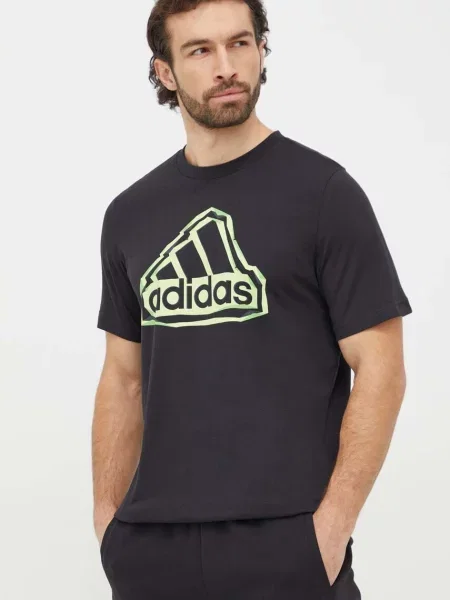 Tricou Adidas cu autograf negru