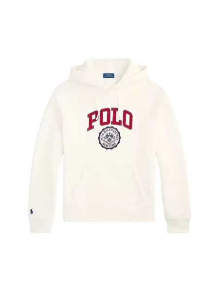 Bluza z kapturem Polo Ralph Lauren z kapturem beżowa