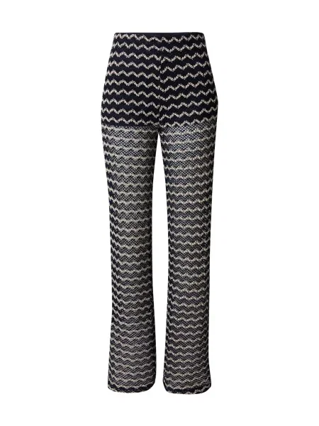 EDITED Pantaloni Finn negru alb