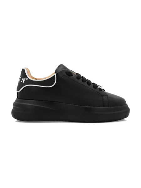 Sneakersy Philipp Plein skórzane czarne