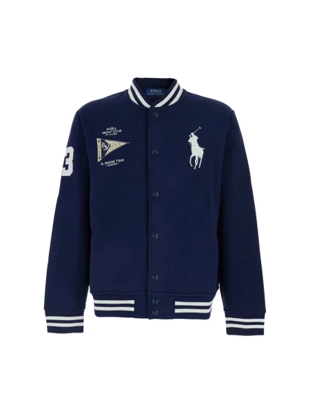 Kurtka Polo Ralph Lauren polarowa niebieska