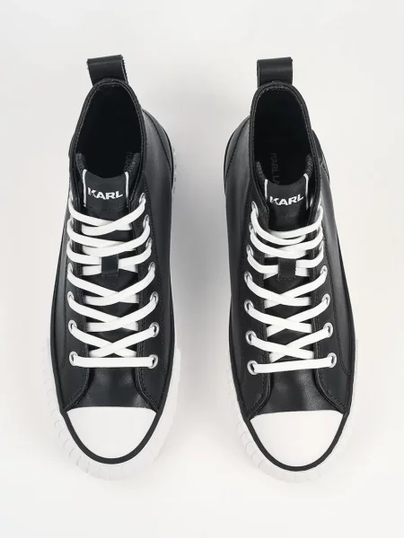 Кожаные кеды Karl Lagerfeld