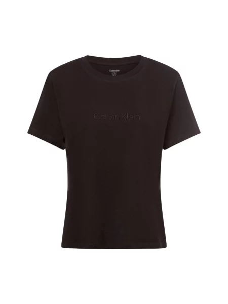 Calvin Klein koszulka do spania Kobiety jednolity S czarny