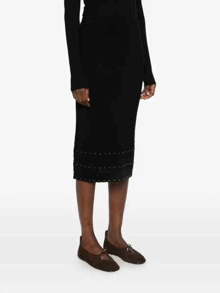 Fustă Twinset tricotate negru