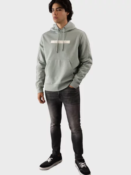 Худи Calvin Klein серое