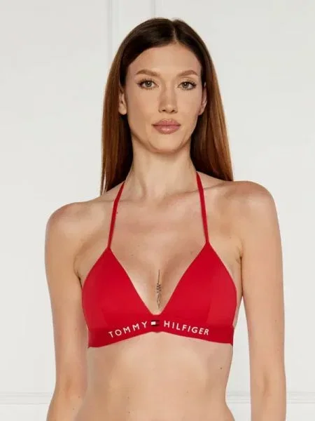 Tommy Hilfiger Sutien de baie roșu