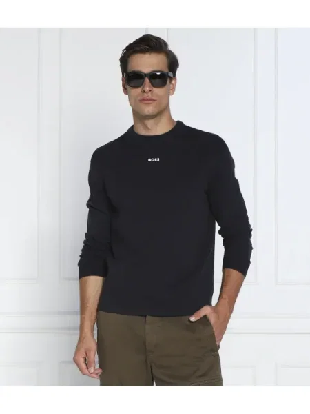 BOSS GREEN Pulover Ralfio verde
