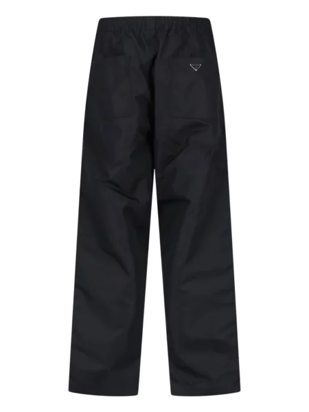 Pantaloni Prada alergare cu autograf negru