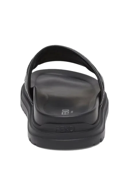 Sandale Fendi din jacard negru