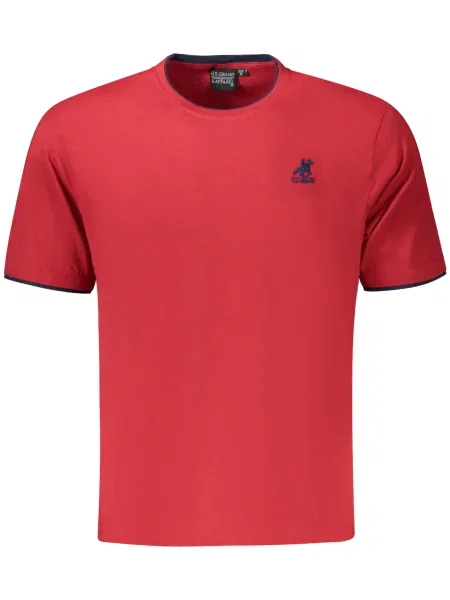 Polo U.s. Grand Polo cu mâneci scurte roșu