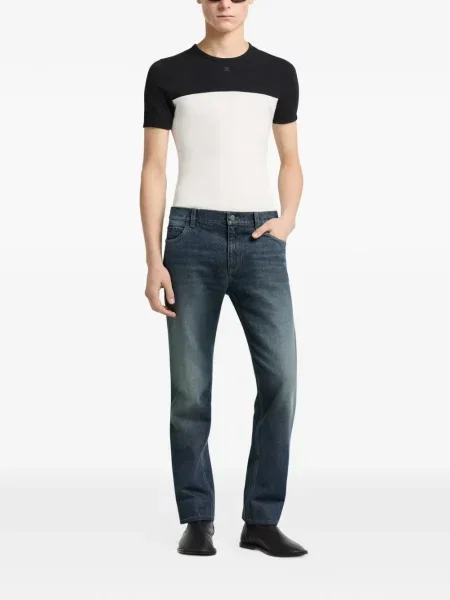 Tricou Courreges cu autograf alb