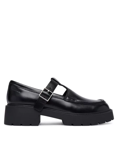 Loaferek Calvin Klein Chunky Loafer Tbar Pol Lth fekete