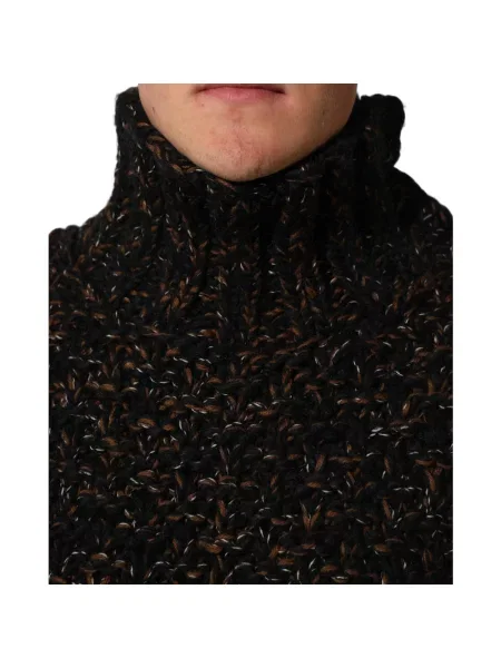 Sweter Dolce And Gabbana z kapturem brązowy