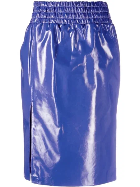 Fustă midi Tom Ford până la genunchi albastru