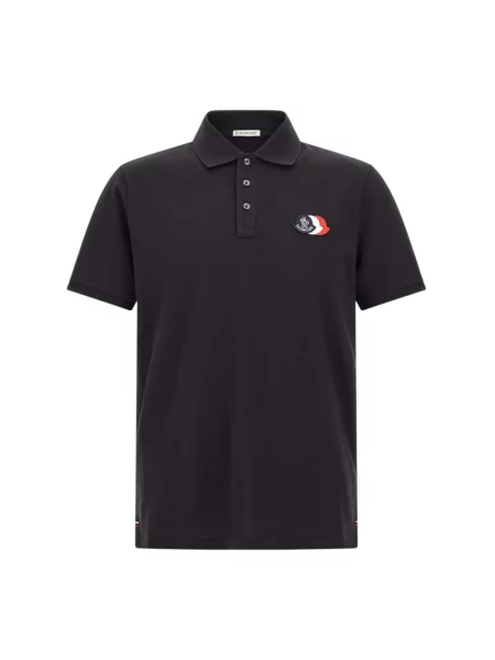 Koszulka polo Moncler niebieska