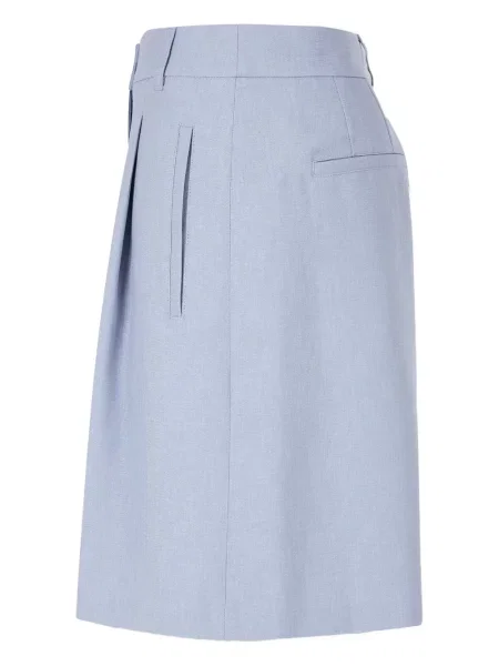 Pantaloni scurți Studio Tomboy plisate albastru