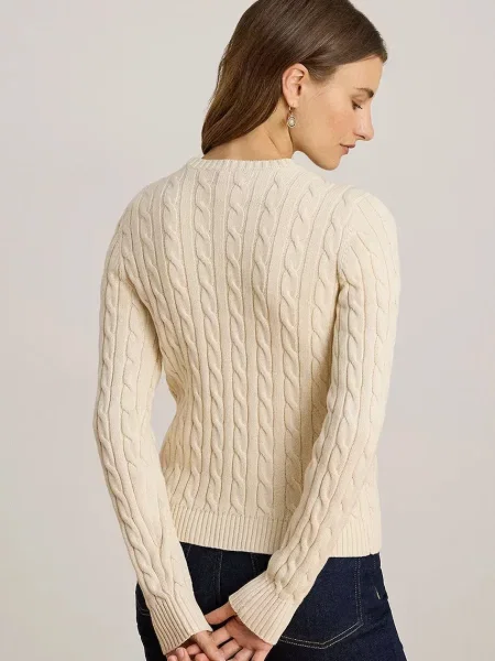 Sveter Lauren Ralph Lauren béžová