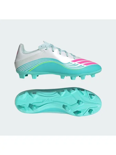 Boty na fotball adidas Messi Club Fg/Mg Tyrkysová bílé
