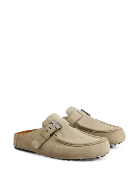 Papuci tip mules Tod's din piele de căprioară