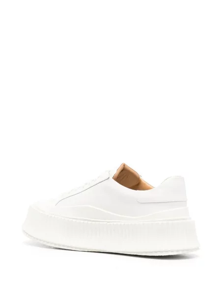 Sneakersy Jil Sander sznurowane koronkowe