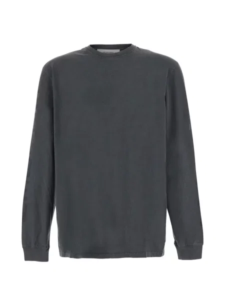 Lung tricou Golden Goose cu imagine gri