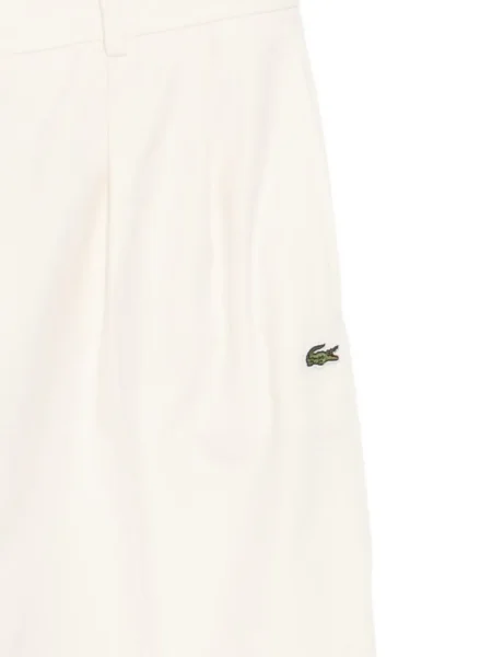 Pantaloni Lacoste cu broderie