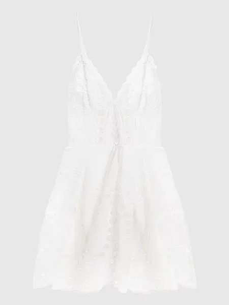 Сукня міні Nix з вишивкою Charo Ruiz біла