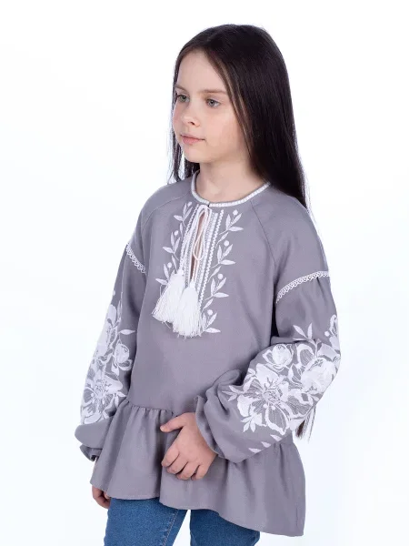 Детская рубашка Edelvika серая